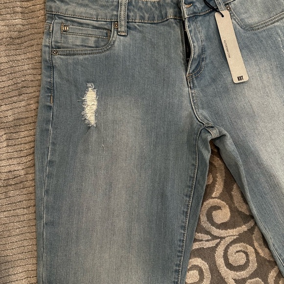 Kut from the Kloth Light Blue Boyfriend Jeans - Picture 2 of 7